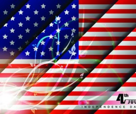 Independence Day July 4 design elements vector 03