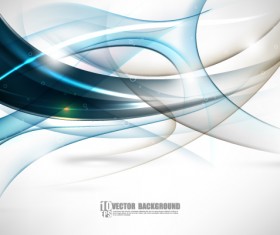 Set of ornate waves vector background 38