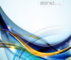 Set of ornate waves vector background 40