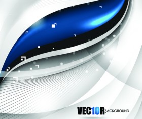 Set of ornate waves vector background 42