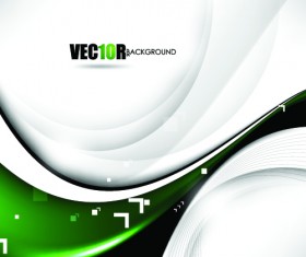 Set of ornate waves vector background 45