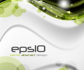 Set of ornate waves vector background 46