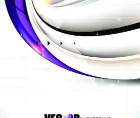 Set of ornate waves vector background 52