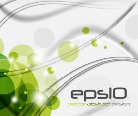 Set of ornate waves vector background 53