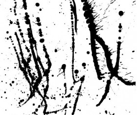 Elements of ink splatters vector background 02