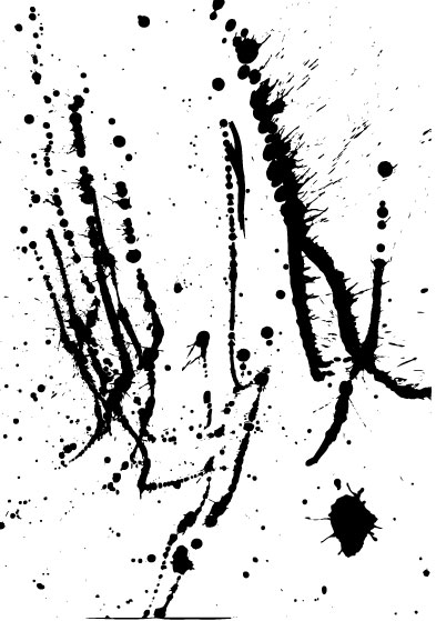 Elements of ink splatters vector background 02