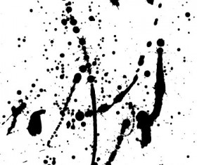 Elements of ink splatters vector background 06