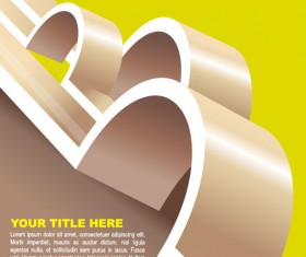 Abstract concept brochure cover background vector 02