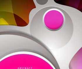 Abstract concept brochure cover background vector 03