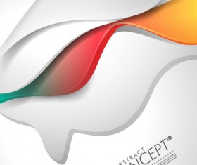 Abstract concept brochure cover background vector 04