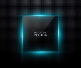 black glass frames vector background 03