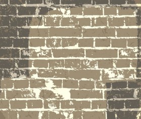 Elements of Brick wall background vector 01