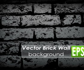 Elements of Brick wall background vector 02