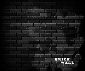Elements of Brick wall background vector 04