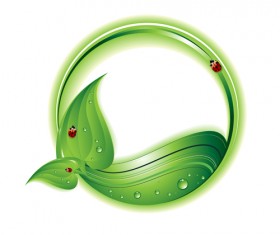 Ecological and Bio vector background 01