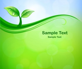 Ecological and Bio vector background 03