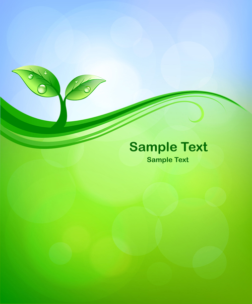 Ecological and Bio vector background 03