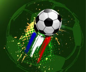 euro cup 2012 Soccer background vector 01