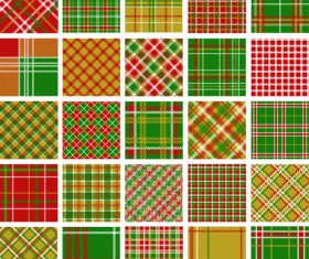 Set of Fabric patterns vector 04