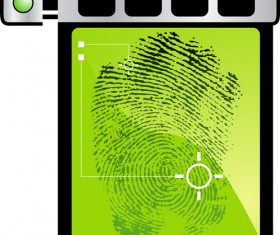 Set of Fingerprint identification vector 03