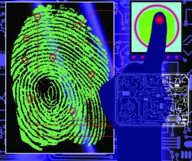 Set of Fingerprint identification vector 05
