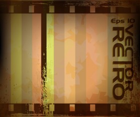 Set of retro Grunge background vector 04