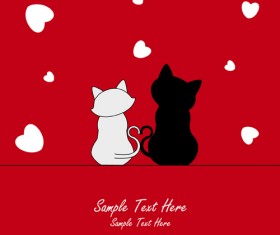 Elements of Romantic Heart vector 05