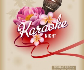 karaoke design elements vector 02