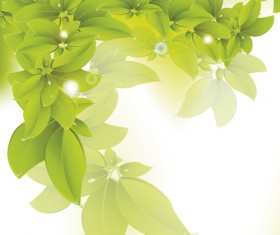 Different leaves design elements vector 04