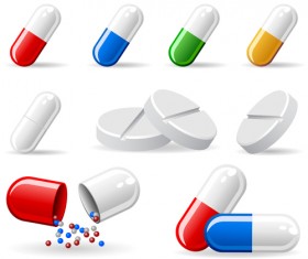 Medical elements vector collection 03