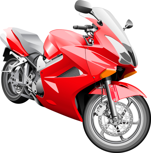 Various luxury Motorbike vector 02