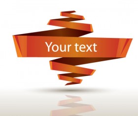 Elements of Creative Origami background vector set 01