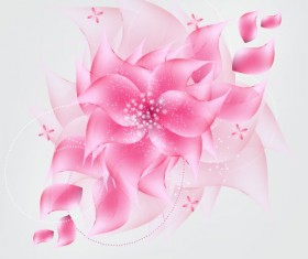 Vivid Shiny Floral vector background art 02
