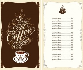 Set of cafe and restaurant menu cover template vector 01