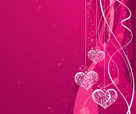 Abstract floral and Decoration Pendants vector background