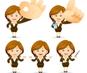 Different profession people vector set 02