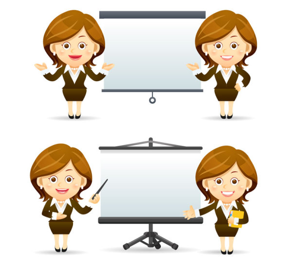 Different profession people vector set 03