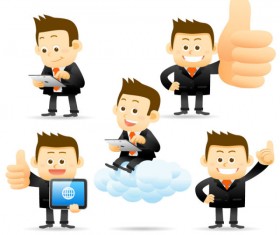 Different profession people vector set 04