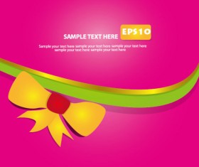 Set of Abstract color template background vector 03