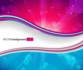 Abstract Smooth and colorful of Shiny vector background 01