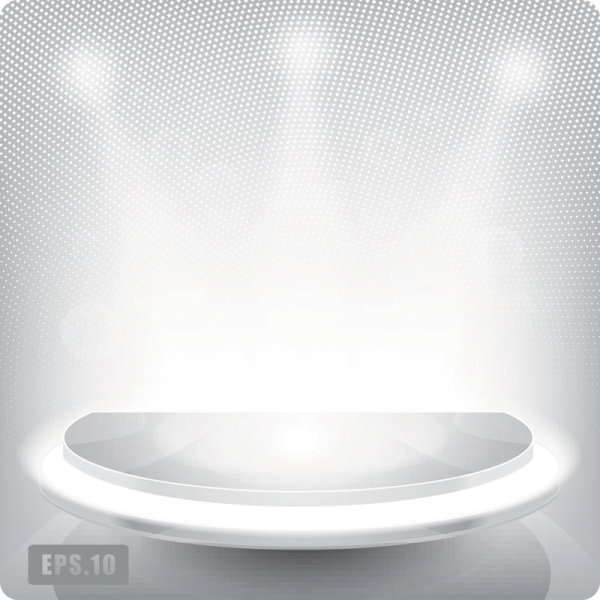 Business Booth Lighting effects vector background 02