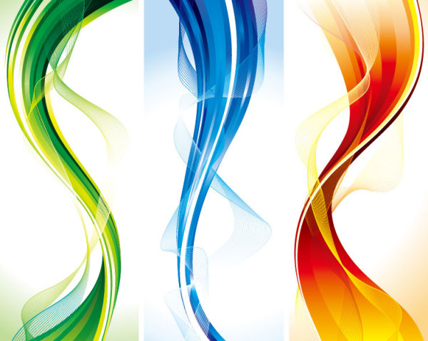 Abstract Smooth and colorful of Shiny vector background 03