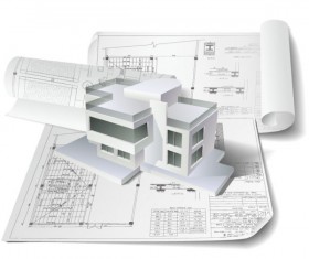 Architecture drawings design elements vector graphics 01