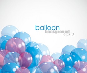 Festival elements of colorful balloon Illustration vector 02