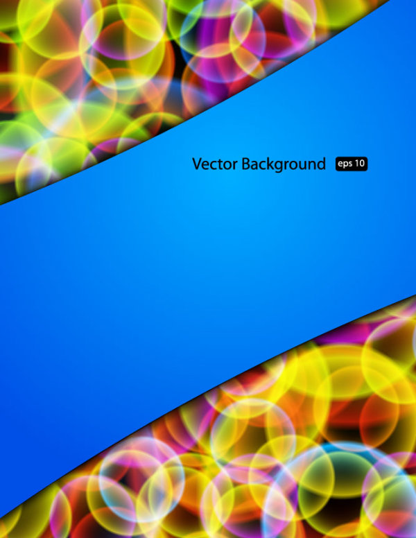 Set of Creative Abstract background vector graphics 01