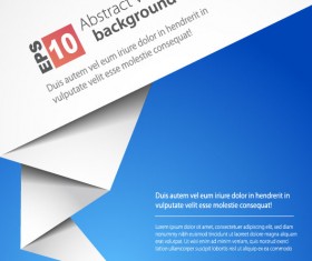 Elements of Abstract Origami vector background 01