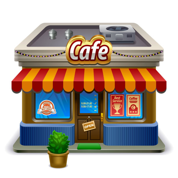 Image result for the cafe cartoon