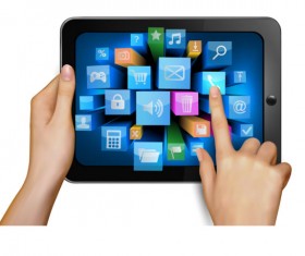 Set of concept technology vector 03