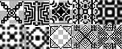 Various Black patterns for Photoshop