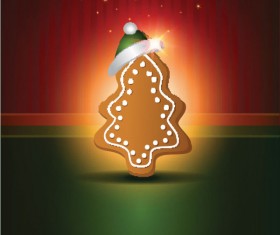 Cute Christmas creative Greeting Cards vector 04